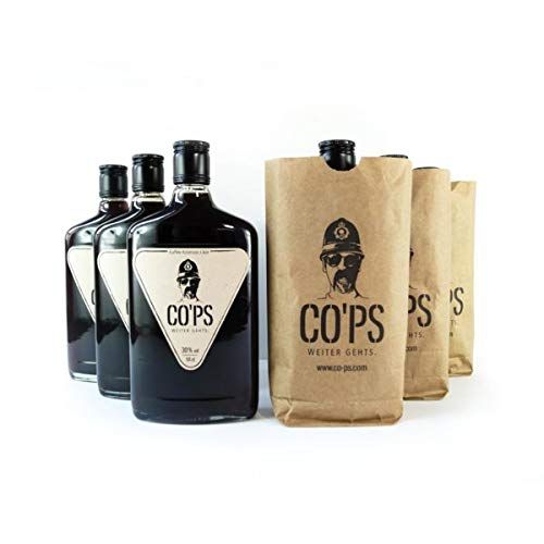 CO'PS Kaffee-Kolanuss-Likör 6 x 0,5 L | 30% Vol – Made in Berlin