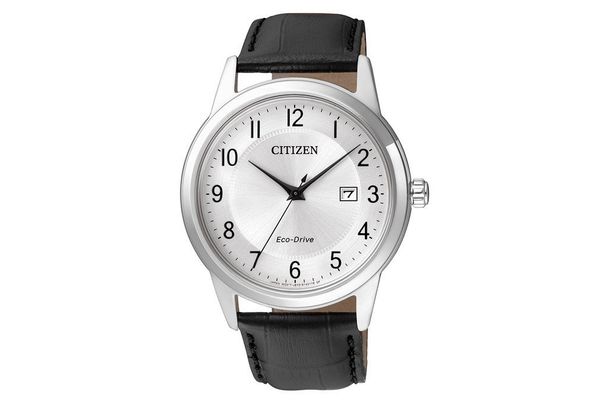 Citizen Herren Analog Quarz Uhr mit Leder Armband AW1231-07A