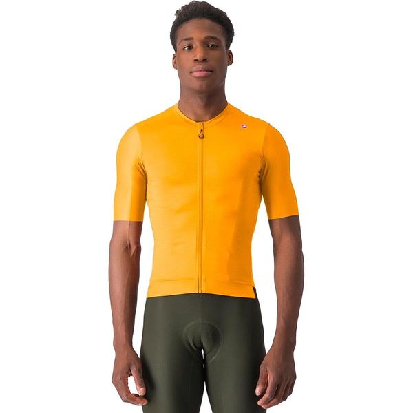CASTELLI Espresso-Trikot für Herren, Viertelärmel mit atmungsaktivem Stretch-Stoff für Kies, Radfahren und Rennrad