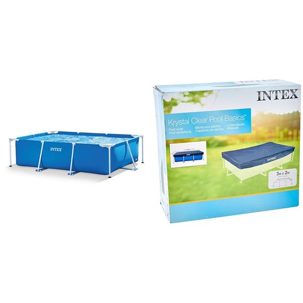 Intex Rectangular Frame Pool 220 x 150 cm