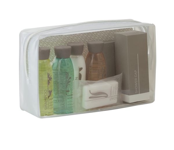 Present-More Amenities Kit Flower - Welcome Gift Toilettenartikel 24 Gäste für Hotels und B&B | Allergenfreie Amenities Kit mit Duftnoten vo