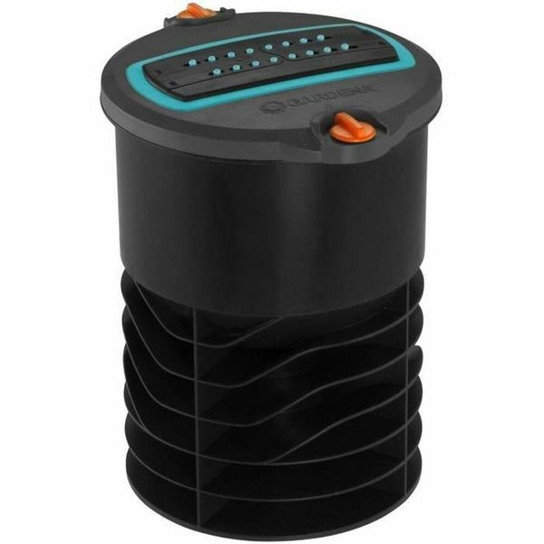 Gardena Sprinklersystem Komplett-Set mit Versenk-Viereckregner OS 140: Bewässerungssystem für quadratische und rechteckige Flächen bis max 140 m², ebenerdig montiert (8221-20) Standard