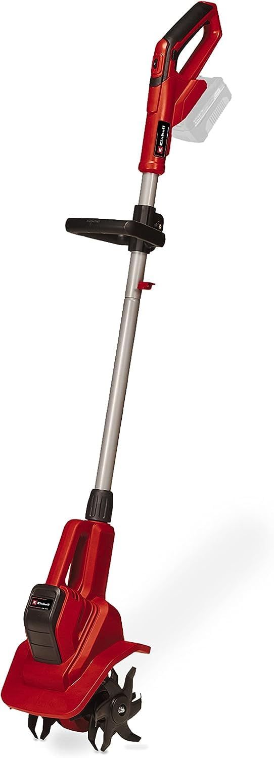 Einhell Akku-Bodenhacke GE-CR 18/20 Li E-Solo Power X-Change (18 V, Li-Ion, elektronische Drehzahlregulierung, 4 Hackmesser, Zusatzhandgriff