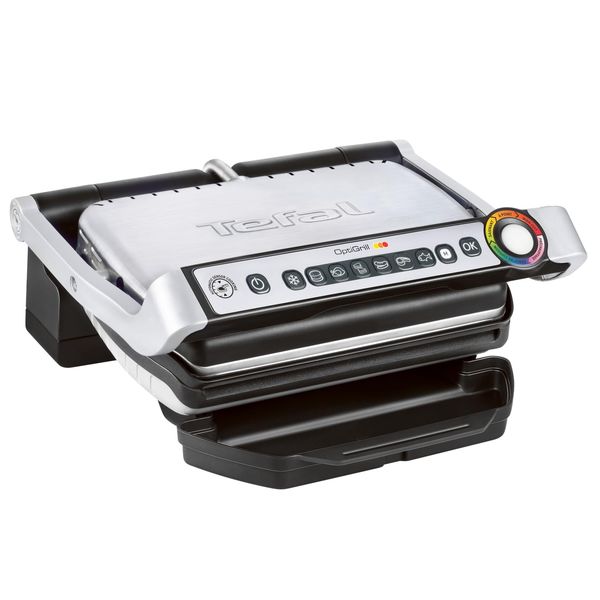 Tefal OptiGrill Kontaktgrill – Elektrogrill mit 6 automatischen Programmen