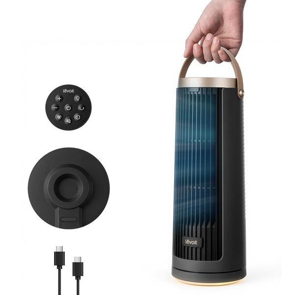 Levoit Kompakt Turmventilator mit Akku