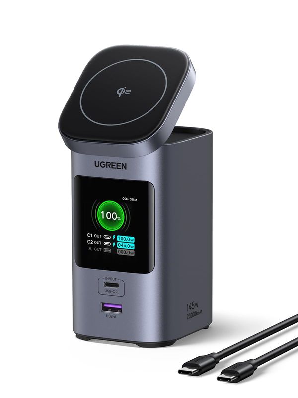 UGREEN Nexode 20000mAh 145W Powerbank mit Qi2