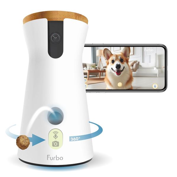Furbo 360° Hundekamera mit Leckerli-Ausgabe & Nachtsicht