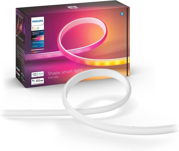 Philips Hue White & Color Ambiance Gradient Lightstrip Basis-Set – 2 m LED Streifen mit Farbverläufen