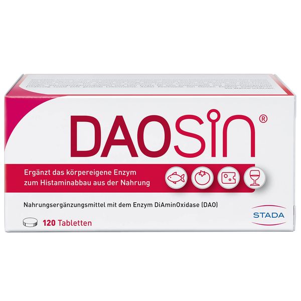 DAOSiN Tabletten 120 St., Diaminoxidase-Enzym bei Histaminunverträglichkeit