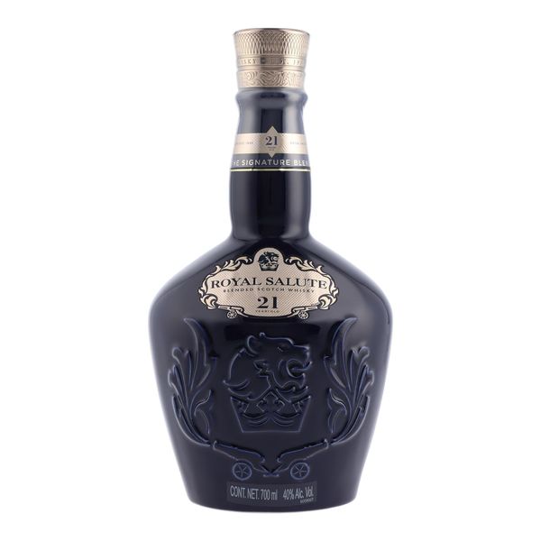 Royal Salute 21 Years Old Blended Scotch Whisky - 21 Jahre gereifter Premium Whisky aus dem Hause Chivas Regal - 0,7l