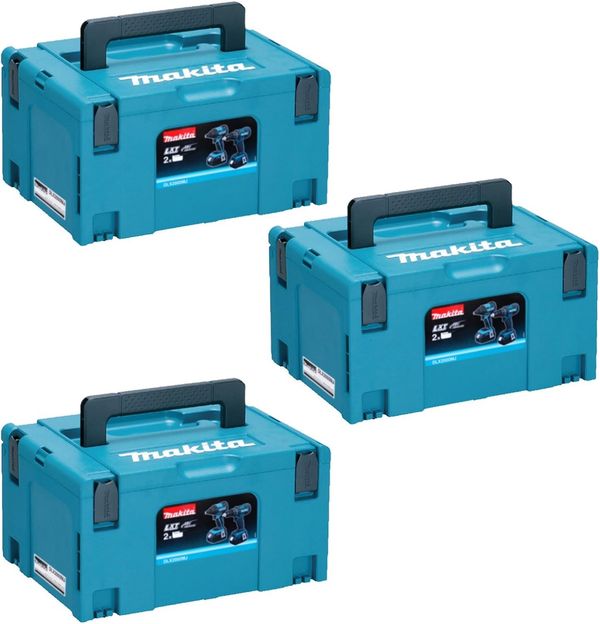 Makita MAKPAC Systemkoffer Gr, 3 im 3er-Set