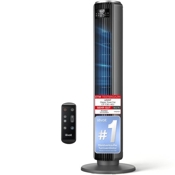 Levoit Turmventilator mit Fernbedienung (92 cm)