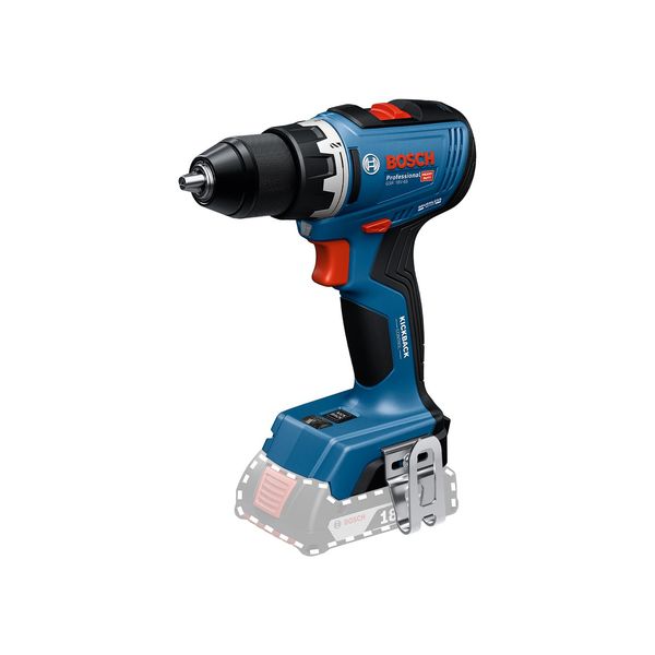 Bosch Professional 18V System Akku-Bohrschrauber GSR 18V-65 (bürstenloser Motor, Kopflänge 166)