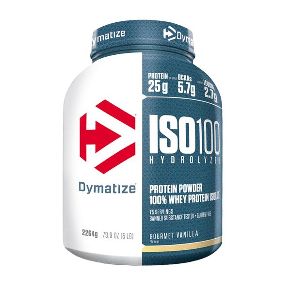 Dymatize ISO 100 Hydrolyzed, Vanille, 2264g