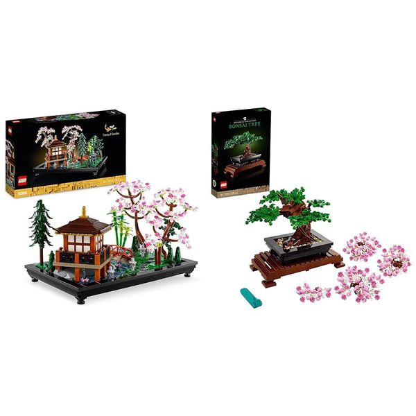 LEGO Icons Garten der Stille 10315 – Botanisches Zen-Garten-Set für Erwachsene