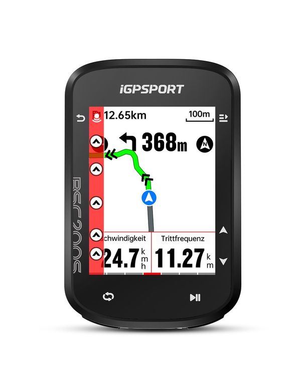 iGPSPORT BSC200S Fahrradcomputer Kabellos GPS, Routennavigation Weiterfahrtfunktion Gierwende-Eingabeaufforderung ANT Bluetooth