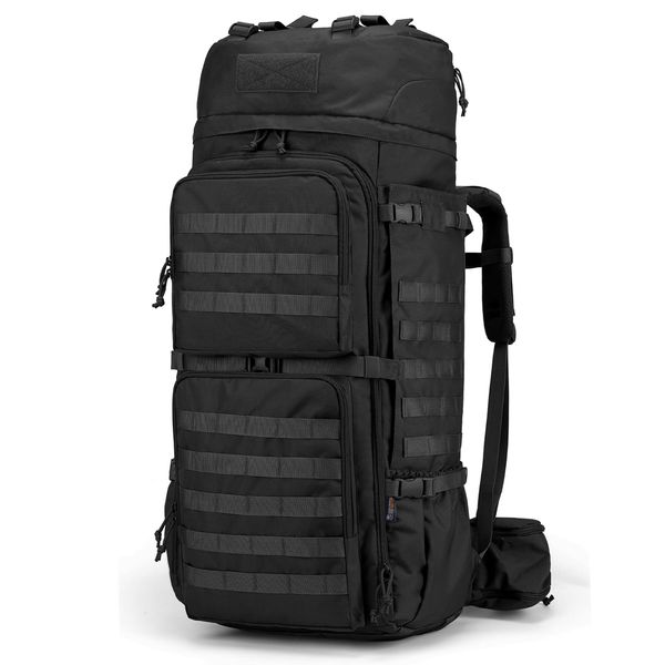 Mardingtop 75L Rucksack Taktischer Rucksack Wanderrucksack Trekkingrucksack YKK Zipper mit der großen Kapazität