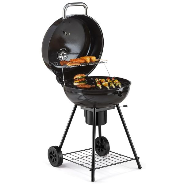 VonHaus Kettle Holzkohlegrill 53,3 cm Kugelgrill
