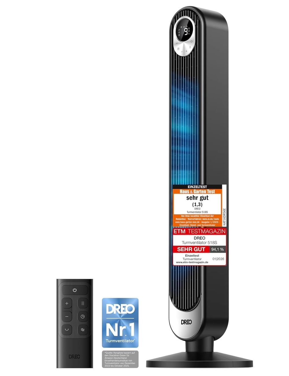 DREO Cruiser Pro T1 Turmventilator