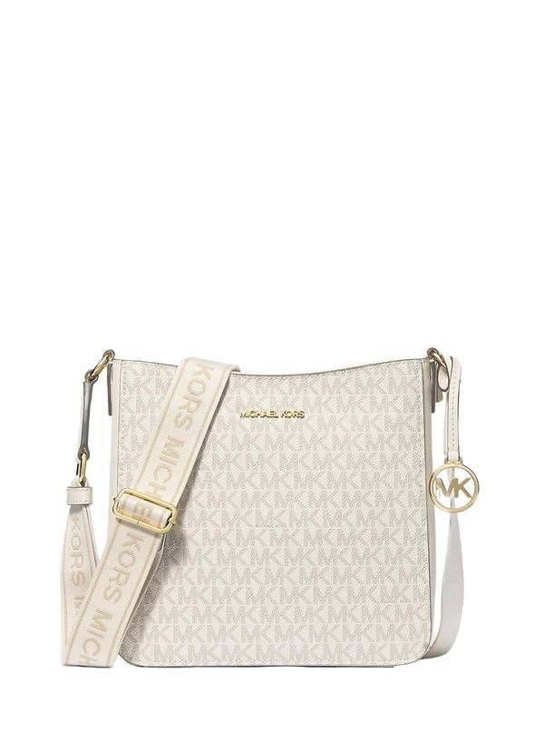 Michael Kors Jet Set Travel Kleine Signature Logo Umhängetasche Vanilla