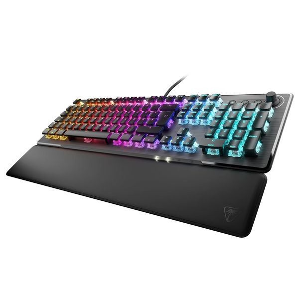 Turtle Beach Vulcan II – Mechanische PC Gaming-Tastatur, Tactile Titan II Schalter, beleuchtete Tasten, DE Layout