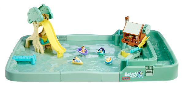 Little Tikes Bluey Bushland Adventure Wassertisch mit 6 Zubehörteilen
