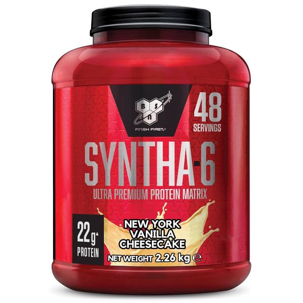 BSN Syntha-6 Ultra-Premium-Protein-Pulver, New York Vanilla Cheesecake, 2,26 kg