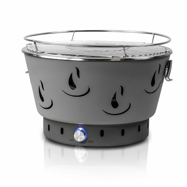 ACTIVA Camping Grill Airbroil Junior – Kompakter Holzkohlegrill mit Aktivbelüftung