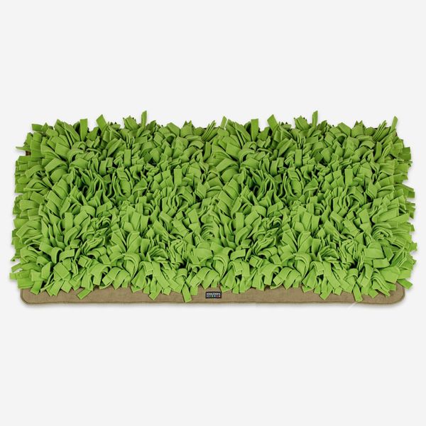 KNAUDER'S Best - XL Schnüffelteppich für Hunde in 90cm x 70cm - Schnüffelteppich mit mehr als 2.000 Fransen - Hundespielzeug aus 5qm Polarfleece - Weich und sanft - Hundezubehör Made in Germany
