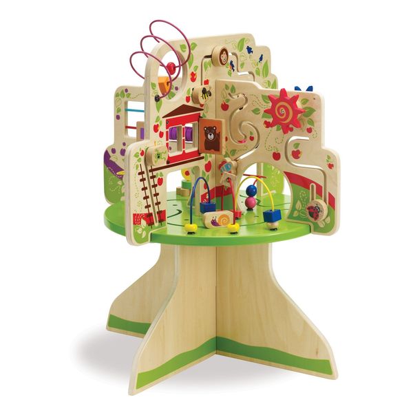 Manhattan Toy Tree Top Abenteuer-Aktivitätszentrum aus Holz