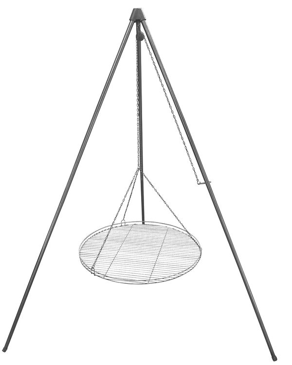 Dreibein Schwenkgrill inkl. 70 cm Grillrost aus deutscher Produktion