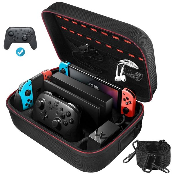 TOENNESEN Hartschalen-Reisetasche Nintendo Switch/OLED