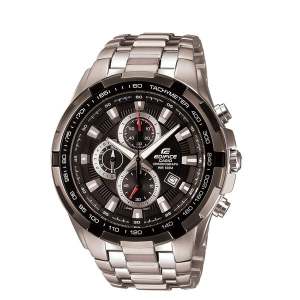 Casio Edifice Herrenarmbanduhr, massives Edelstahlgehäuse und Armband, 10 BAR