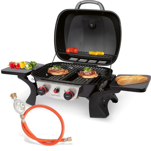 ProfiCook Gasgrill PC-GG 1261 mit 2 Edelstahlbrennern