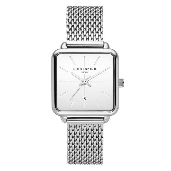 Liebeskind Berlin Damen Armbanduhr – Eckige Quarzuhr 28x28 mm – 3 ATM wasserdicht – Edelstahl-, Leder- oder Mesharmband – Modern & vielseitig