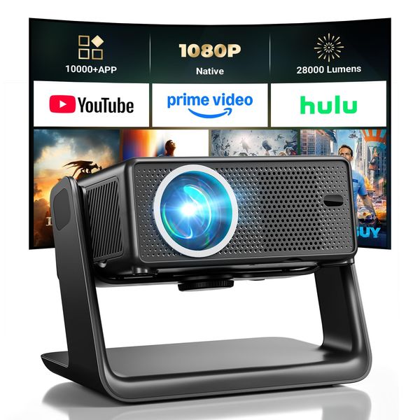 Einyoumily AC201 Mini Beamer 4K Netflix WiFi 6