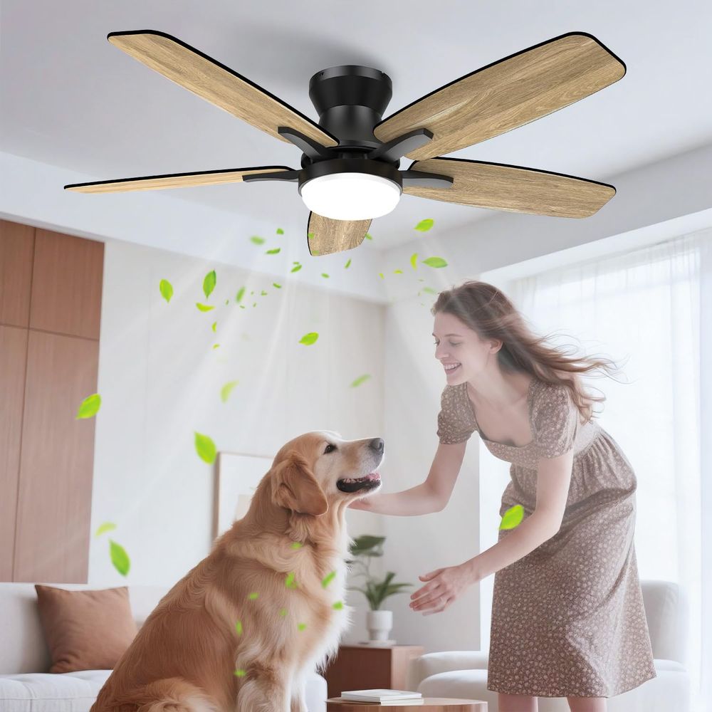 Airwit Deckenventilator mit Licht, 106 cm