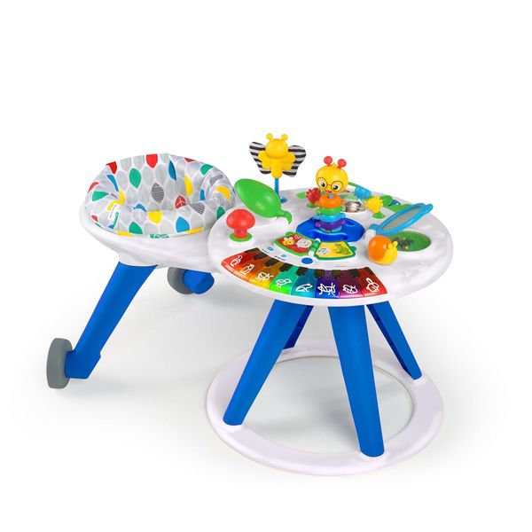 Baby Einstein Around We Grow 4-in-1 Spieltisch & Lauflernhilfe mit Lichtern & Musik