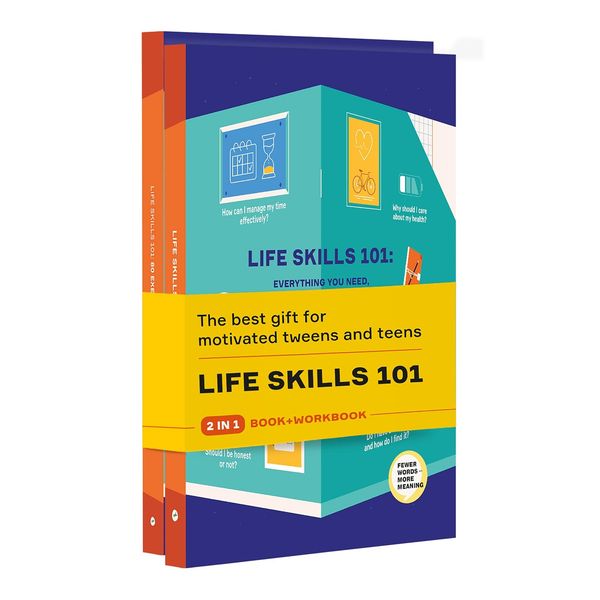 Geschenk für Teenager - Life Skills 101 Book and Workbook for Teens and Tweens Life Skills for Teens is an Excellent Gift for Teen Boys and