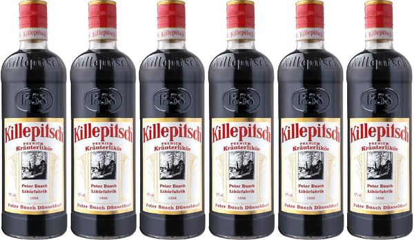 Killepitsch Original Düsseldorfer Kräuterlikör 6 x 0,7 L | 42% Vol