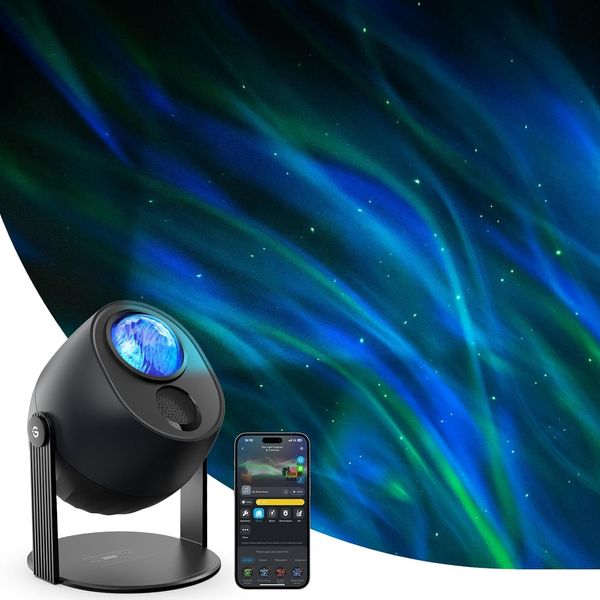 Govee LED Sternenhimmel Projektor RGBW Aurora – Smart Galaxy Lampe mit 52 Szenen