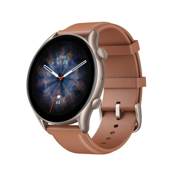 Amazfit Smartwatch GTR 3 Pro 46mm Fitness Watch mit GPS, Überwachung von Herzfrequenz, Schlaf, Stress, SpO2, über 150 Sportmodi, Bluetooth-Anrufen, Musiksteuerung, Alexa