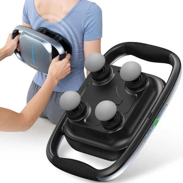 RENPHO Active+ Thermacool Deluxe Massagepistole mit Wärme- und Kältefunktion