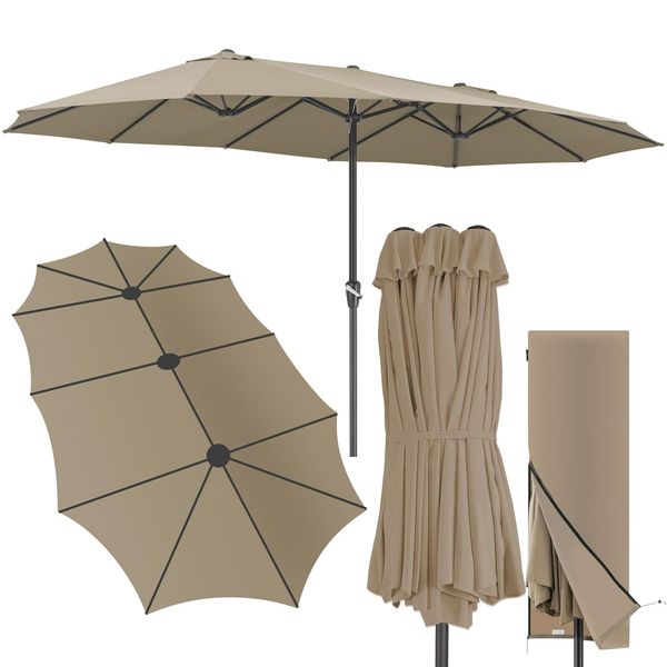 Kingsleeve Doppelsonnenschirm 460 x 270 cm