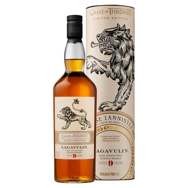 Lagavulin 9 Jahre Single Malt Scotch Whisky - Haus Lannister Game of Thrones Limitierte Edition (1 x 0.7 l)