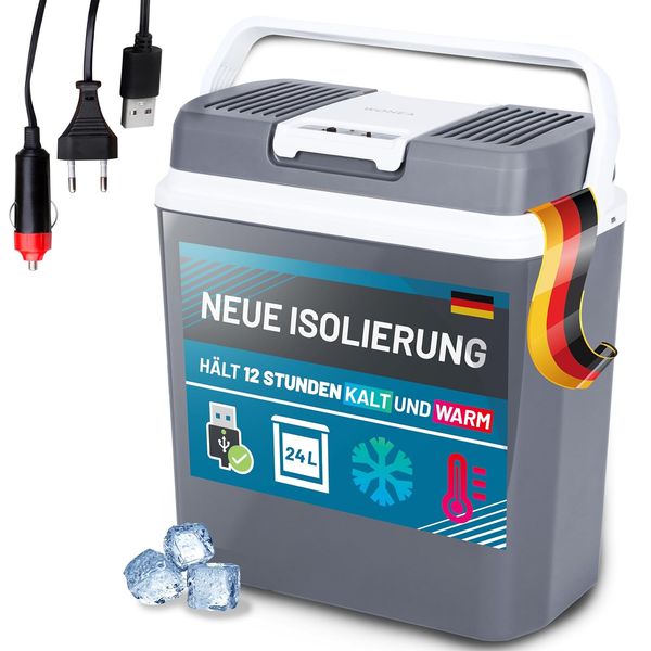 WONEA 24-L-Kühlbox ECO 12V/230V/USB leise