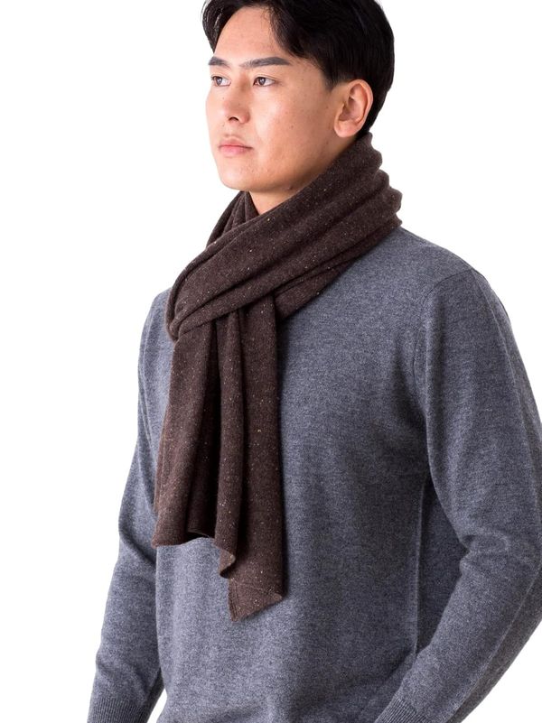 100% Kaschmir Schal XL Strick-schal, weich & warm, hochwertiger Winter-Stola für Damen und Herren