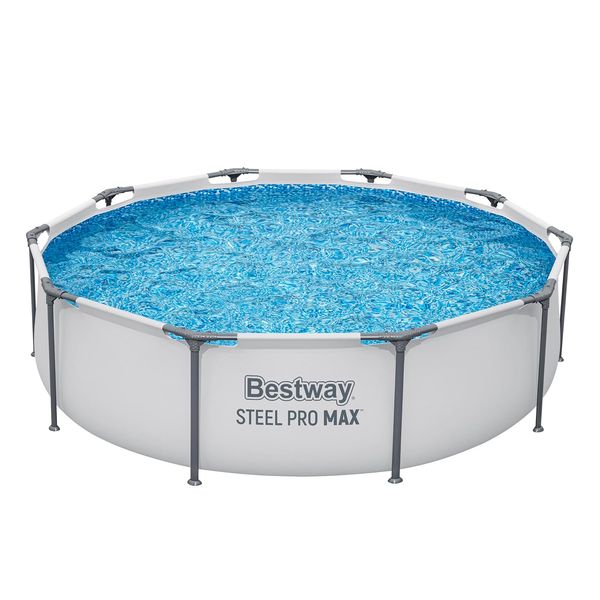 Bestway Steel Pro Max Frame Pool, rund, ohne Zubehör 305 x 76 cm