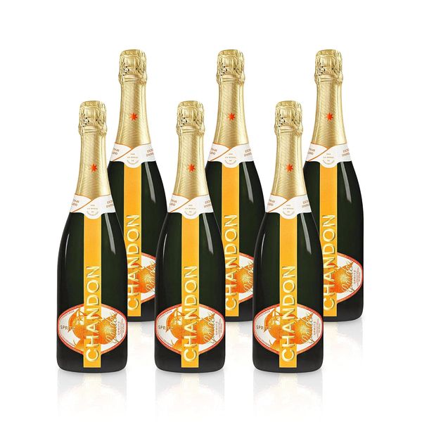 Chandon Garden Spritz - Schaumwein mit Orangenbitterlikoer, 6 x 0,75 l