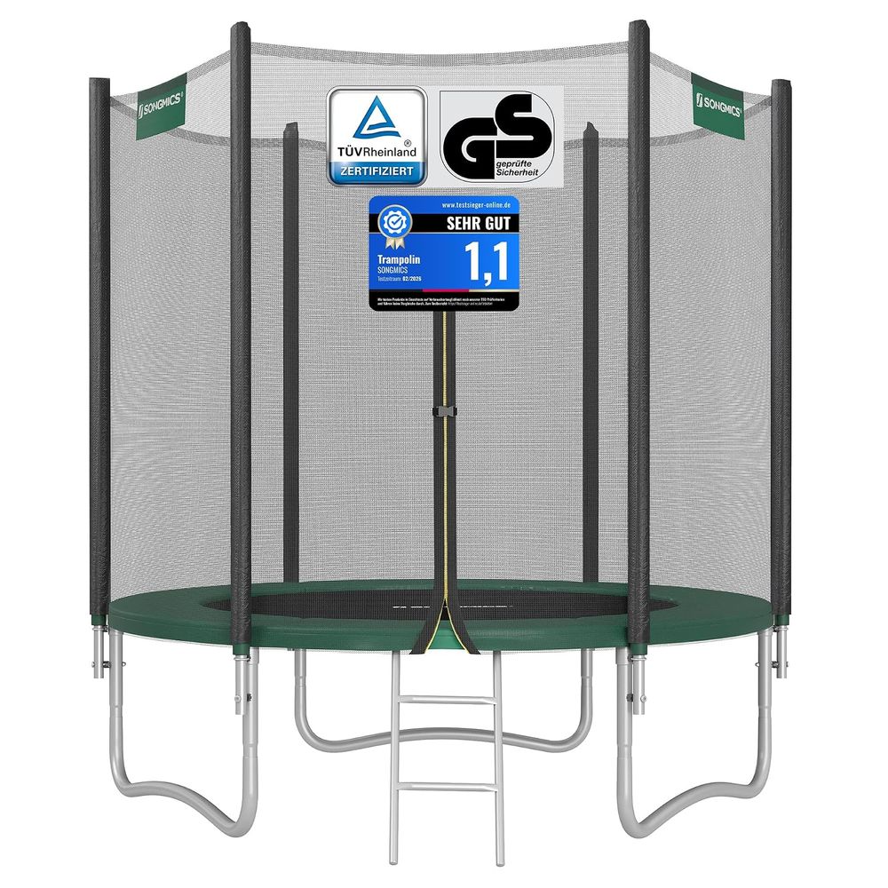 SONGMICS Gartentrampolin mit Sicherheitsnetz